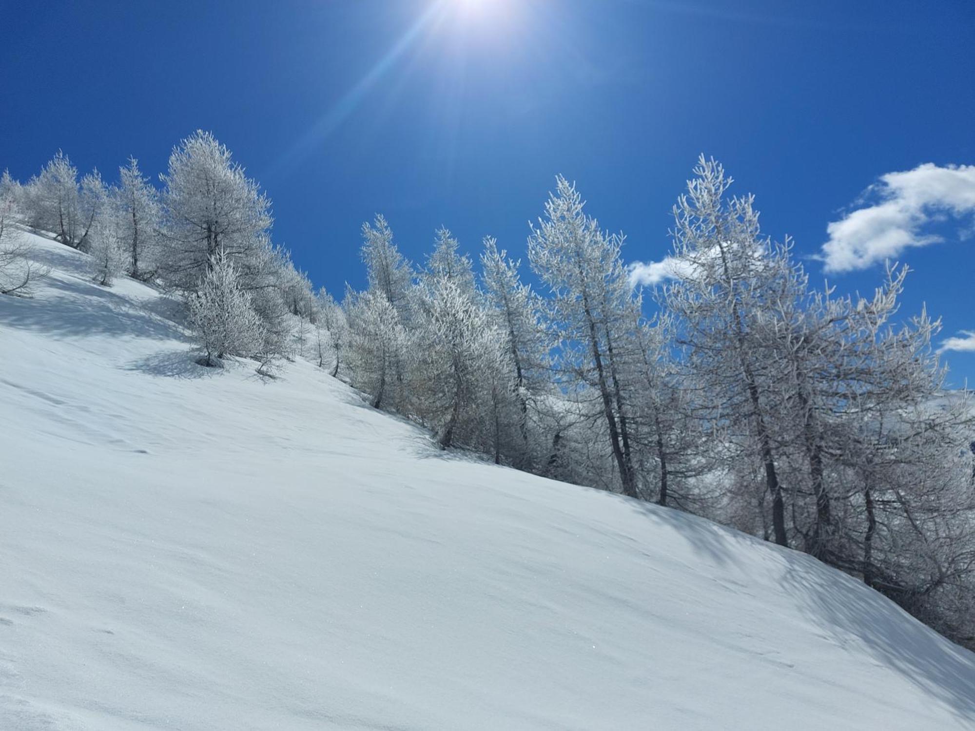Le Studio Du Queyras Avec Vue Sur La Montagne Abriès Kültér fotó